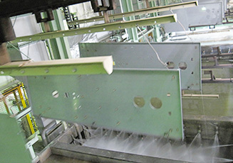 Electrodeposition coating line